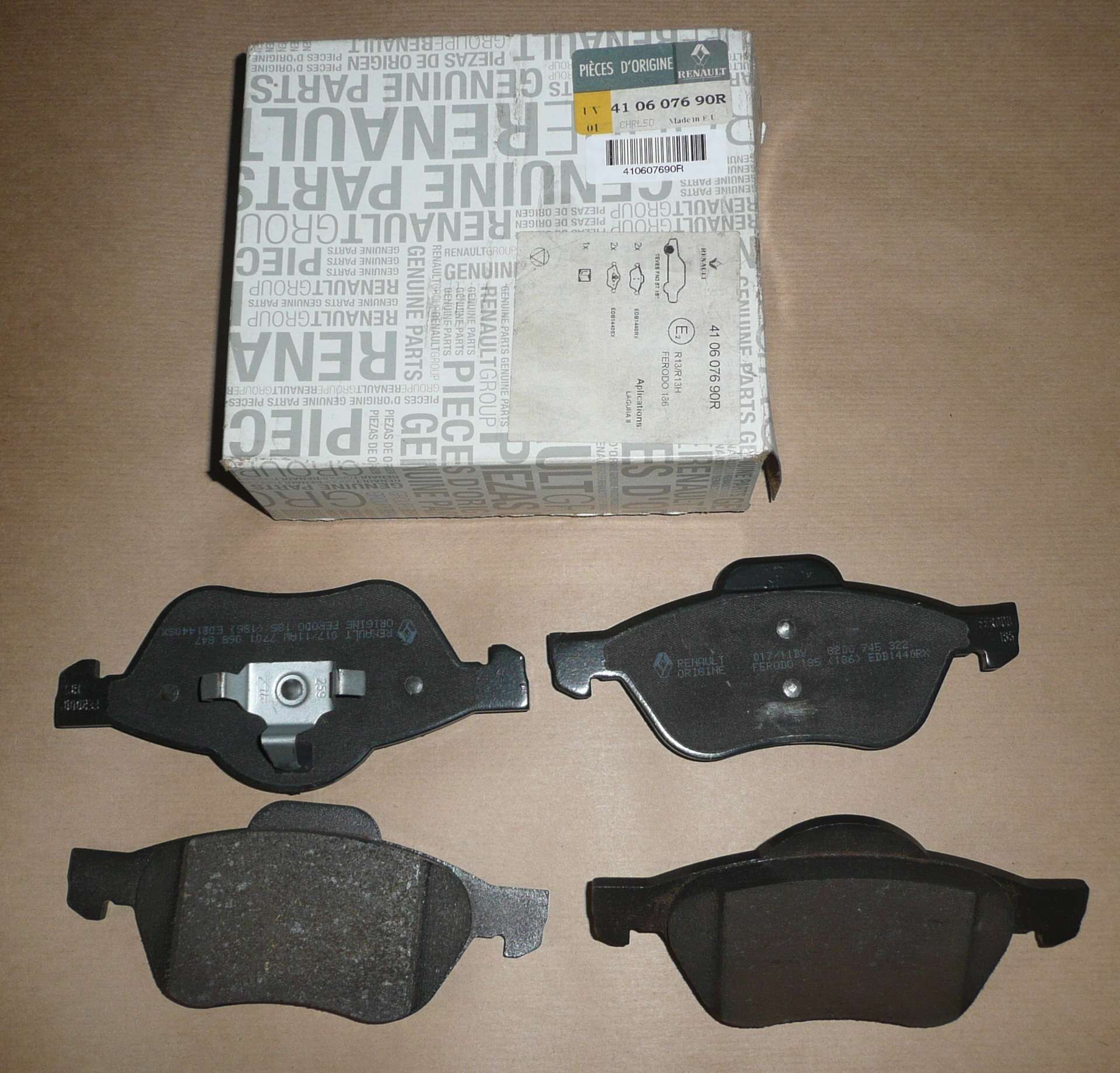 Fren Balatasi Ön Laguna Ii Iii 01 => Megane Ii 02 =>