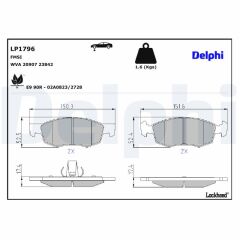 Fren Balatasi Ön Doblo 00 - 05