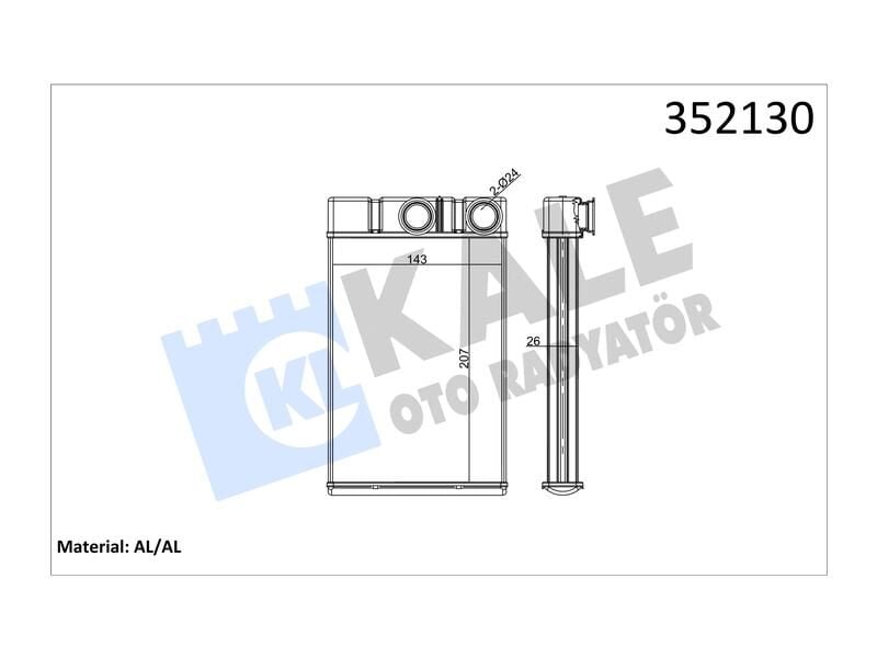 Kalorifer Radyatoruinsignia 2.0 Cdti̇ 08 => Cruze 06 =>