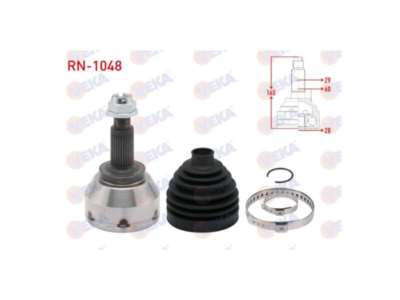 Aks Kafasi Sol - Sağ Ön Dis Trafic Iii 1.6 DCI 29X28X60 Uzunluk 165MM 2014 -