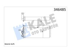Kalorifer DS5 - 3008 - 5008 (09+) Al Mknk