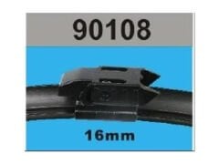 Muz Tipi Adaptorlu Silecek Set Dacia Duster 2017 - 24 + 18 600MM + 450MM 16MM Yeni Tip