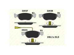 Fren Balatasi Ön Brava Bravo Marea 96 => Punto 00 => Fisli