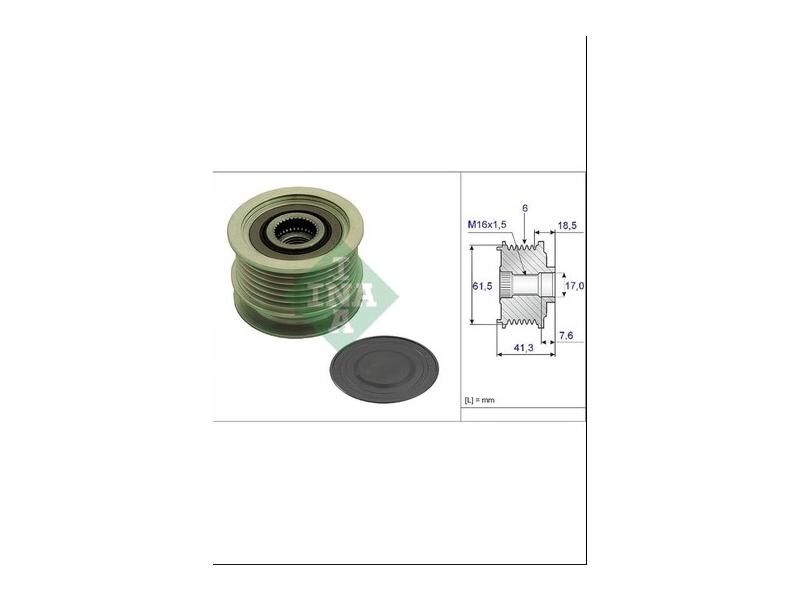 Alternatör Kasnağı (rulmanli)doblo Stilo Brava Grande Punto 1.9 JTD (6 Kanal)
