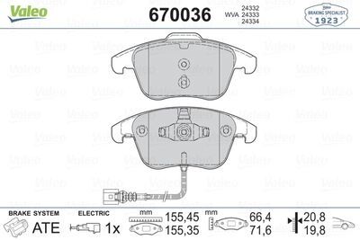 Fren Balatasi Ön Tiguan Q3 10 =>