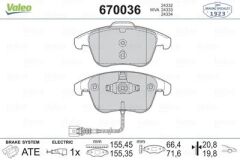 Fren Balatasi Ön Tiguan Q3 10 =>