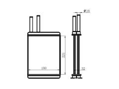 Kalorifer Radyatoru Ducato Boxer Jumper 94 - 02 (221X180X32)