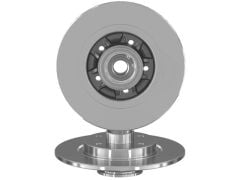 Fren Diski Arka Rulmanli Deliksiz Kangoo 08 =>