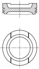 Piston Segman (81.01 Mm 0.50 ) Polo Golf Iv 1.6 (aft - Akl - Aek)
