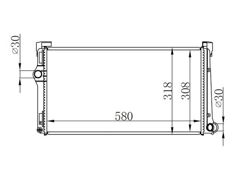 Radyator Idea 4 Punto 3 44621 Mjtd Mt (580X298X26)