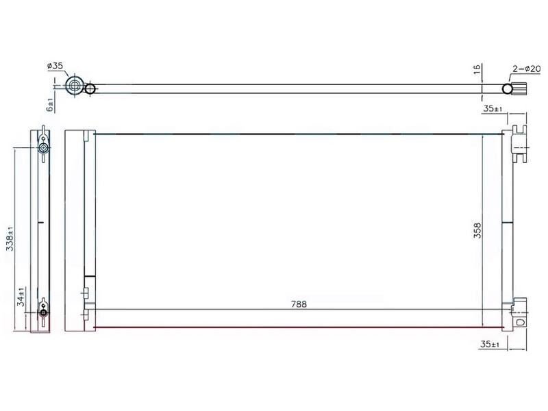 Klima Radyatoru (kondanser) Traffic Iii 14> Vivaro 14> 940596 4422250