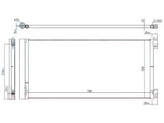 Klima Radyatoru (kondanser) Traffic Iii 14> Vivaro 14> 940596 4422250