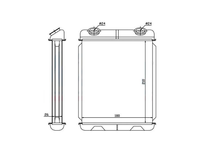 Kalorifer Radyatoru Laguna Ii (ac+klimasiz) (210X184X26)