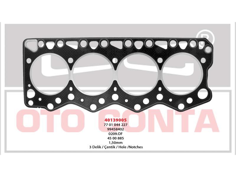 Silindir Kapak Conta Ducato 2.8TDI Master 2.8DTI 1.50MM 3 Centik