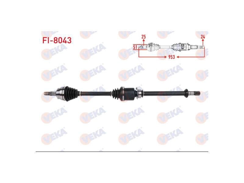 Aks Komple Sağ 1.3 Mjt Fiorino 2007