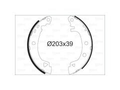 Pabuclu Balata Arka R19 Exp Brava Bravo Marea