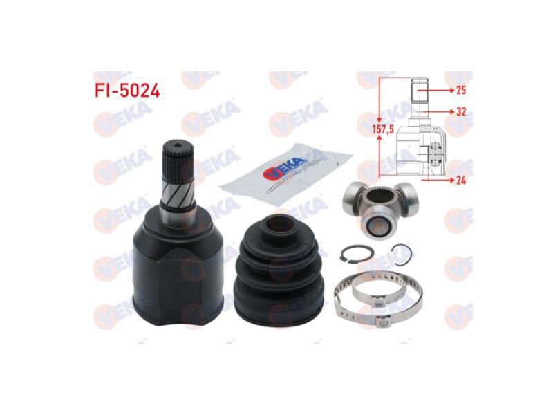 Aks Kafasi Sol Ön Ic Egea 1.6 Mjt M - T 25X24X32 Uzunluk 157,5MM 2015 -