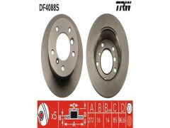 Fren Diski Arka Deli̇ksi̇z Mercedes Sprinter B901>B904 . Vw Lt 28 - 35 - 46 Tek Teker