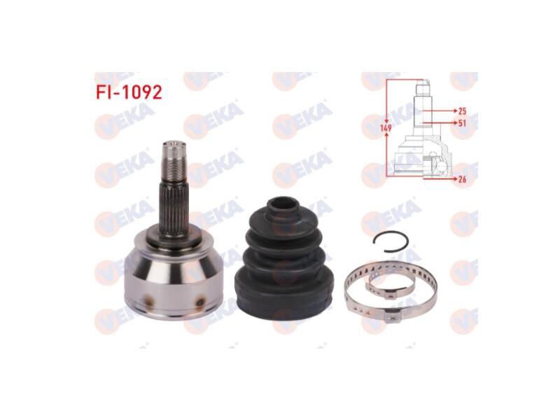 Aks Kafasi Dis Doblo 1.6 Mjt 25X26X51 2010>