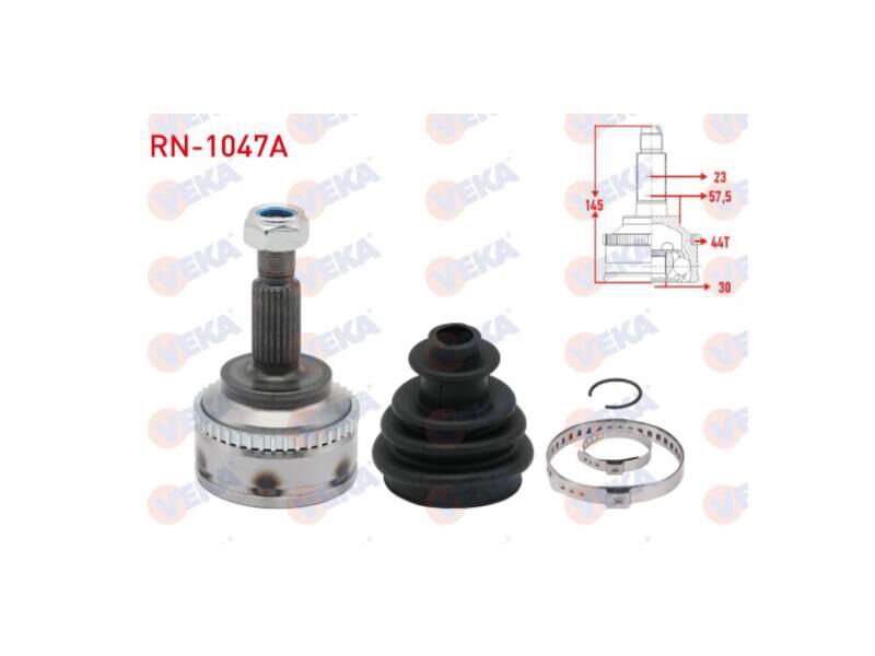 Aks Kafasi Sol - Sağ Ön Dis Kangoo (KC0/1) 1.5 DCI Absli 44 Dis Kalin Freze 23X30X57,50 Uzunluk 145MM