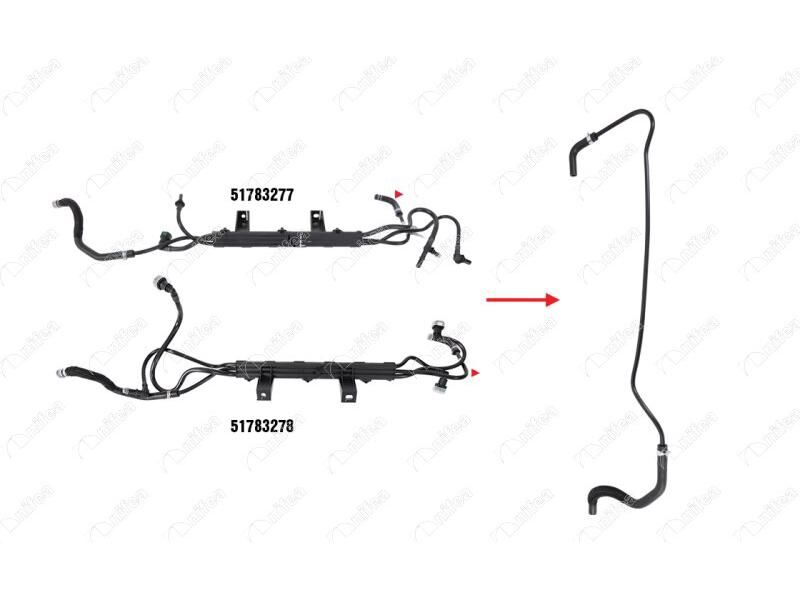 Yakit Borusu Braket Haric Doblo 1.3 Multijet