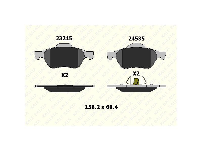 Fren Balatasi Ön 1.5 DCI 1.6 16V Megane Ii 2007 >